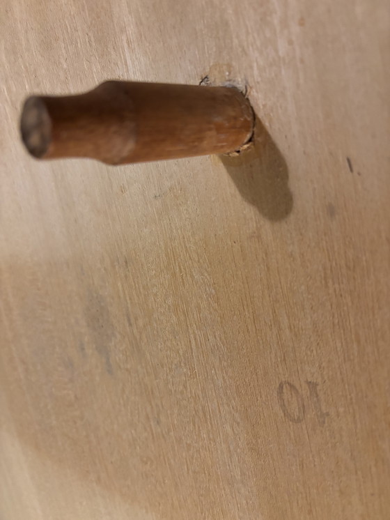 Image 1 of Deense design tafel teak fineer uitschuifbaar