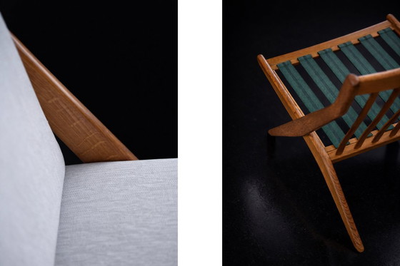 Image 1 of Chaises ciseaux suédoises vintage du milieu du XXe siècle, par Folke Ohlsson pour Bodafors, lot de 2, années 1960