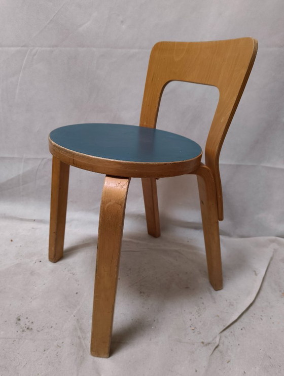 Image 1 of Sedia di Alvar Aalto, modello 65, anni '70