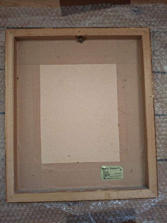 Image 1 of Tableau encadré Jean Gradassi Enluminure