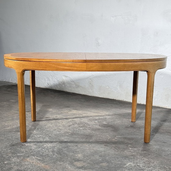 Nathan Extendable Oval Dining Table, 1960s – Wood (photo 5 of 13)