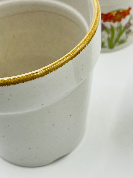 Image 1 of 4 vasi da fiori vintage in ceramica