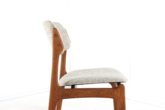 Image 1 of Set of 6 Erik Buch O.D. Mobler Chairs Model 49 Upholstered Vintage