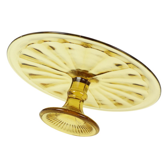 Image 1 of Piatto per torta Art Déco in ambra