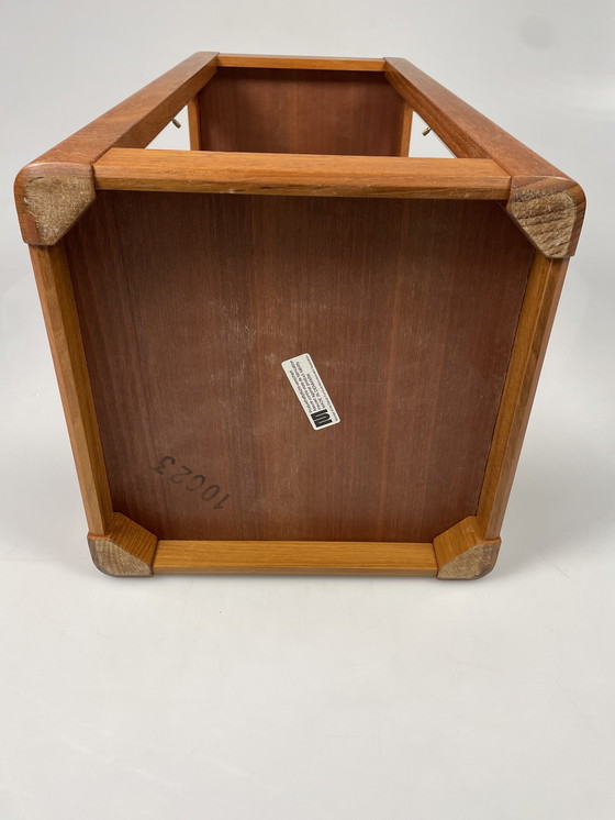 Image 1 of Vintage Pilaar / Etagère / Plantenstaander, Uldum Mobler, Denemarken 1970's