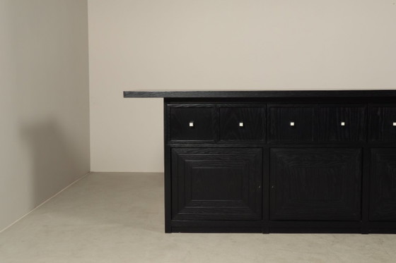 Credenza Architettonica Monumentale in Legno Ebanizzato, Belgio, anni '90 – Credenze (photo 2 of 16)