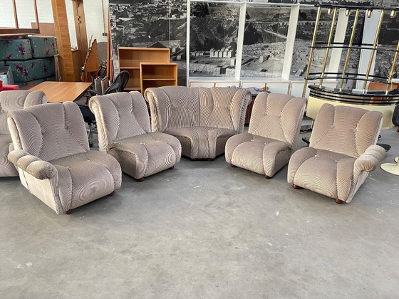 Image 1 of Italian Mid-Century Modern modular lounge seats/sofa, 1960’s