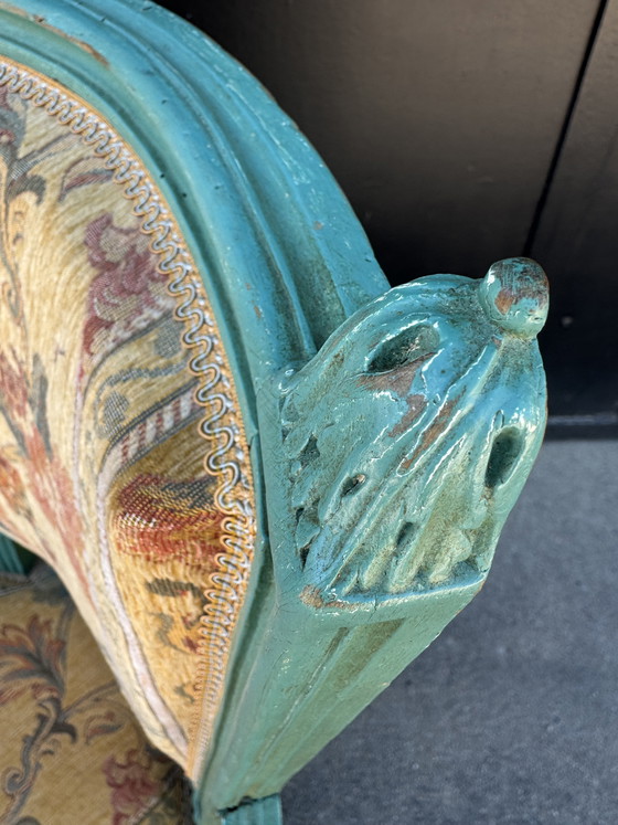 Image 1 of Sillón cabriolet Luis XVI, siglo XVIII.