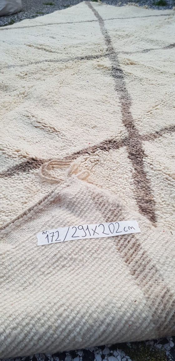 Image 1 of Handgeknoopt Berber kleed wol 291x202cm