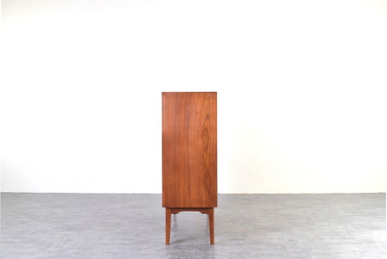 Image 1 of Mid-Century Teak Highboard by Rastad & Relling for Eidsfjord Møbelfabrikk, 1950s.