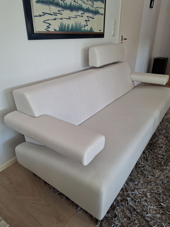 Cloak Havee Designsofa, 3-5 Sitzer Sofas, Chrom, Stoff, Creme (Foto 4 von 5)