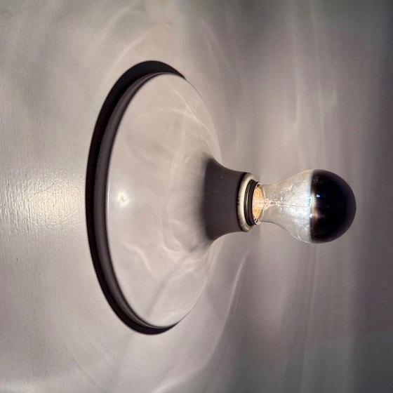 Image 1 of Mid Century Design Wandleuchte aus weißem Aluminium, 1970er Jahre