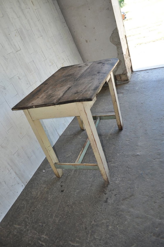 Mesa de cocina antigua húngara de madera – Libros de arte, Rustic (photo 6 of 6)