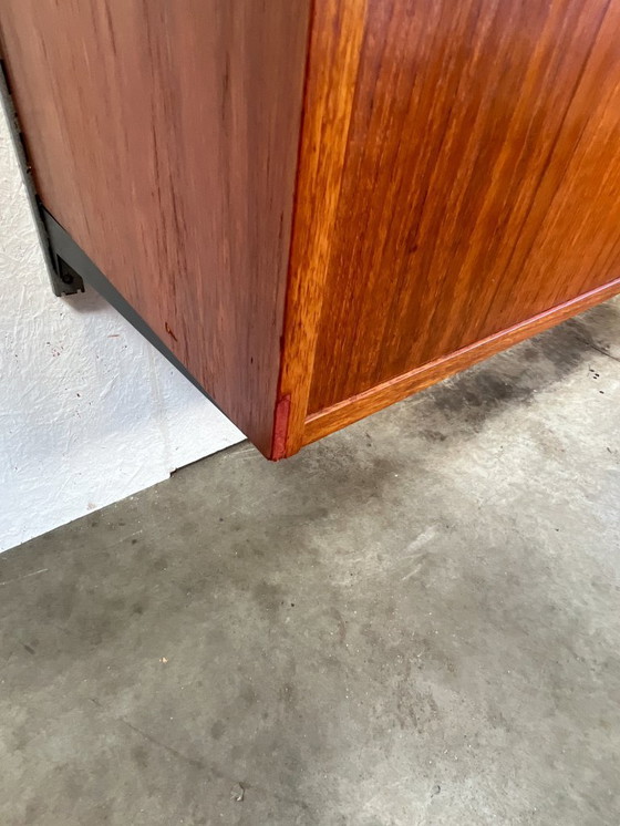 Image 1 of Vintage Teak Wandmeubel / Modulair Wandsysteem, 1960's