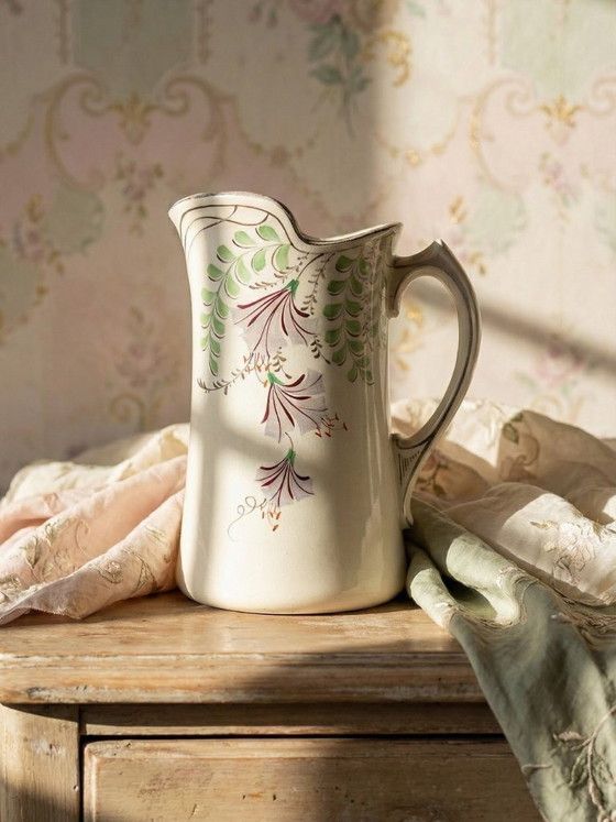 Image 1 of Large antique earthenware wash jug from Hamage Moulin des Loups