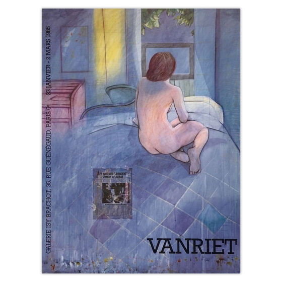 Image 1 of Jan VANRIET Expo 85 - Galerie Isy Brachot poster 1985