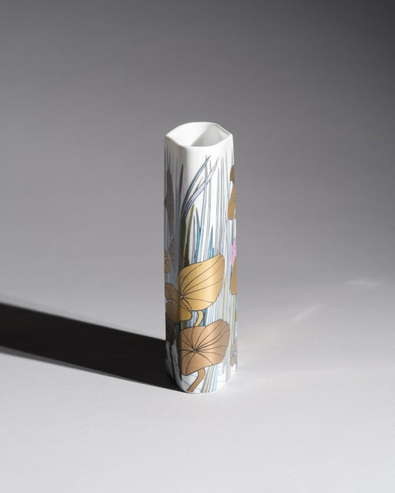 Image 1 of Alain Le Foll & × Tapio Wirkkala Rosenthal Porcelain Vase & Lidded-Box Set