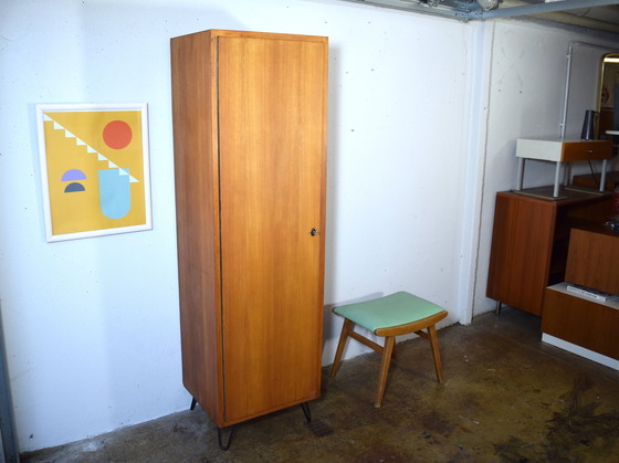 Image 1 of Armadio vintage anni '50, credenza alta, cassettiera, metà secolo