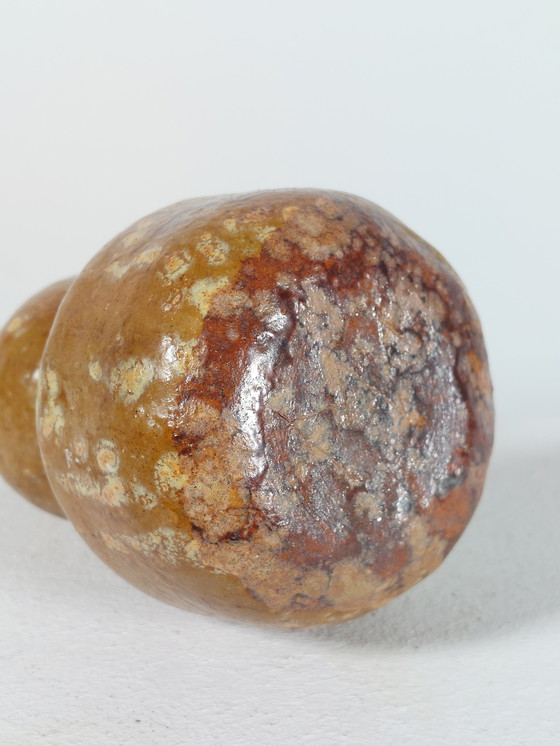 Image 1 of Piccolo vaso vintage in ceramica con decorazione a sfera