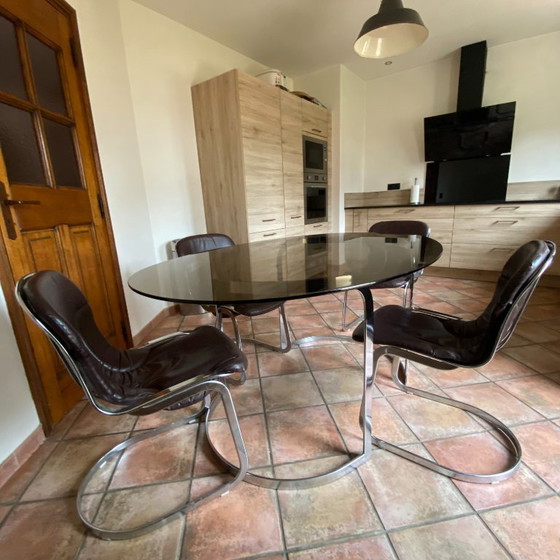 Image 1 of Boris TABACOFF table for ROCHE BOBOIS. 1970. 170x110.