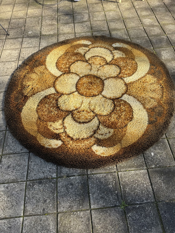 Image 1 of Tappeto Shag Desso rotondo grande