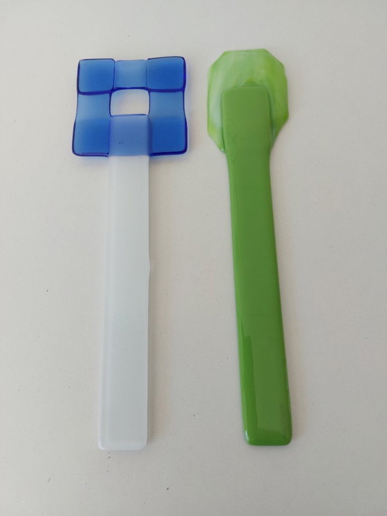 Image 1 of Set da insalata in vetro fatto a mano da Saudade