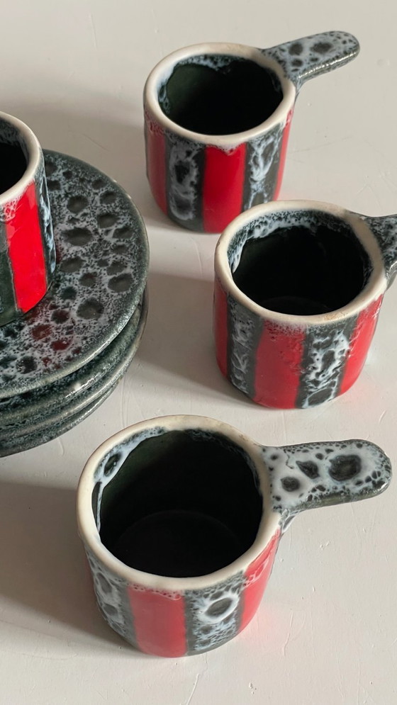 Image 1 of Luc VALLAURIS Kunst Keramische Kopjes
