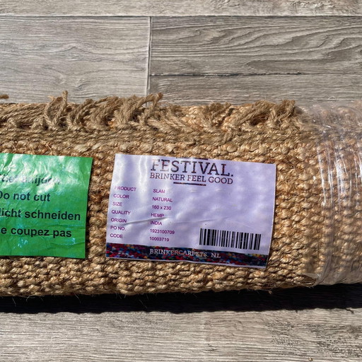 Brinker Teppiche Festival Jute Slam Naturteppich - 160x230cm