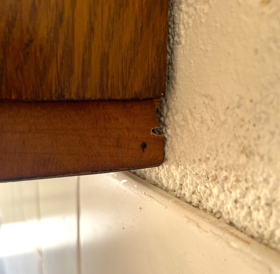 Image 1 of Vetrina sospesa, mobiletto unico in stile art déco 