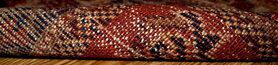 Image 1 of Alfombra persa Shiraz antigua hecha a mano, 97 cm x 180 cm (3,2' x 5,9'), década de 1920 - 1B223