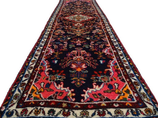 Mehraban-Läufer – 283 x 84 cm – Wolle auf Baumwolle – Handgeknüpft