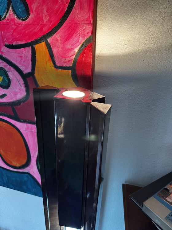 Image 1 of Lampe Stehlampe « MOONLIGHT » par ETTORE SOTTSASS Memphis Milano Original