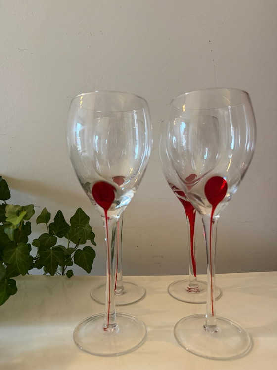 Copas de Vino Luminarc Pop Art Red Drip – Vasos y jarras, Cristal (photo 5 of 5)