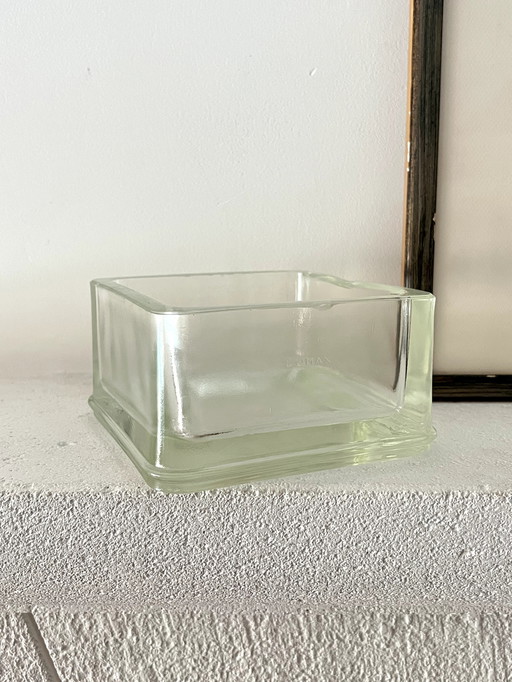 Lumax Taschenleerer / Aschenbecher aus Pavéglas - Le Corbusier x Charlotte Perriand - Saint-Gobain - 1960/70er Jahre