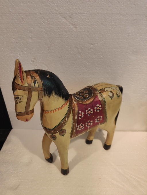 Antique Indian Ghodi Wedding Horse, 1930s