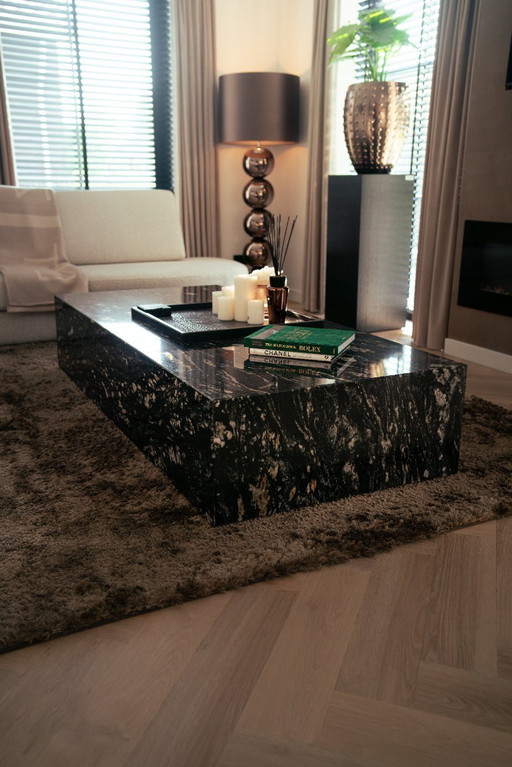 Salontafel Cube Graniet Cosmos Black 200 x 90 cm