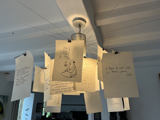 Pendant Lamp Ingo Maurer Zettel