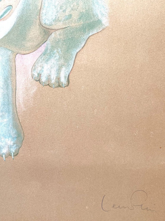 Image 1 of Leonor Fini – Surrealist Sphinx (rare lithograph)