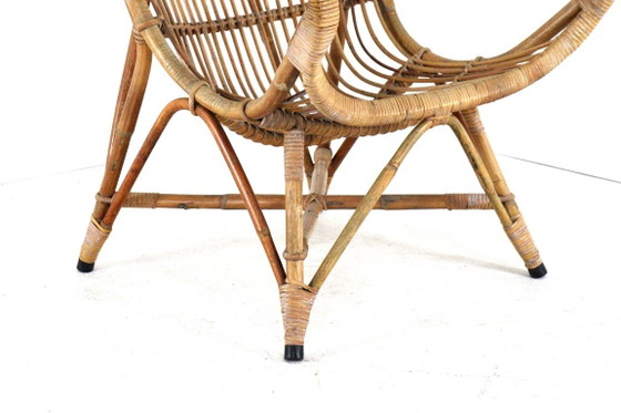 Poltrona in Rattan XL Vintage Midcentury – Poltrone (photo 10 of 12)