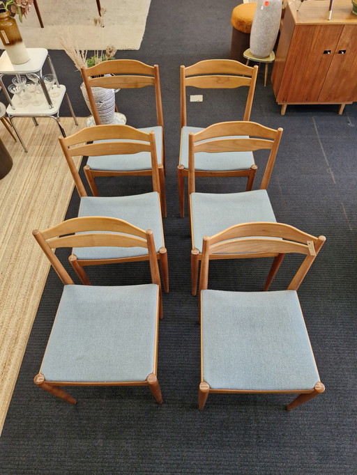 Vintage Dining Chairs 6 Pieces 1970s