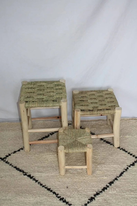 3 Tabourets – Bois (photo 10 of 10)