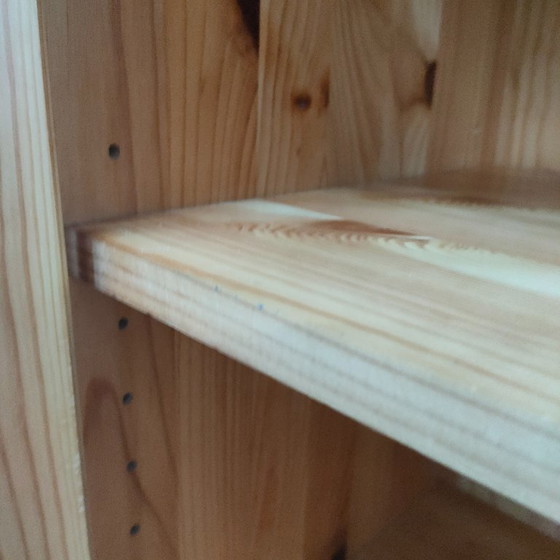 Image 1 of Vetrina svedese vintage Ikea anni '70/'80 in legno di pino