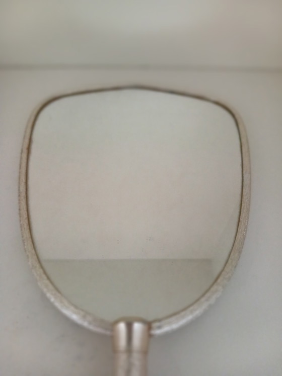 Vintage Hairbrush and Hand Mirror/Dressing Table Set – Decoration, Glass, Metal (photo 8 of 12)