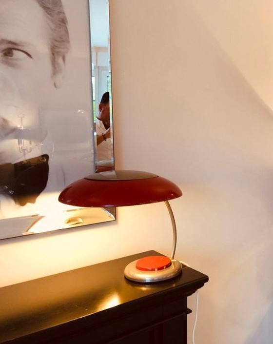 Image 1 of Mid-century table lamp / lamp / Space Age, manufactured by VEB Leuchtenbau in the 1960s