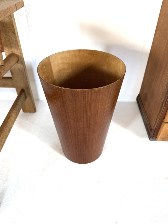 Image 1 of Vintage teak waste bin, Servex Sweden '60