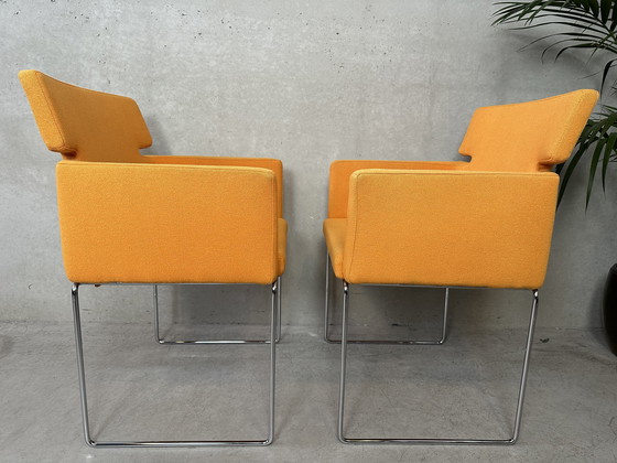 Image 1 of 2x poltrone di design vintage 'Key-s' - Arnold Merckx - Artifort