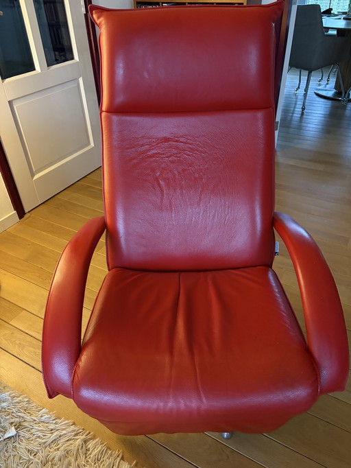 Fauteuil relax rouge Topform