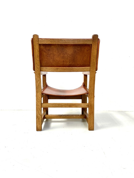 Image 1 of Antieke Franse handgemaakte Brutalistische Kasteelstoelen, jaren 1920