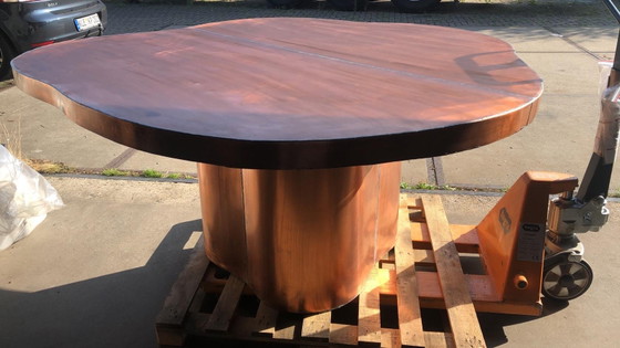 Tavoli da pranzo in rame interamente rivestiti in rame – poldrdesign, Legno (photo 2 of 9)