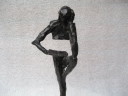 Klaas van den Berg bronze sculpture - life is learning.